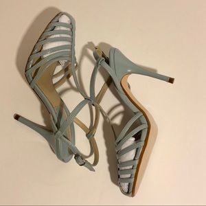 Zara Caged Ankle Strap  Heels